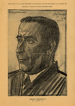 Herman Heijermans, door J.H. Toorop (1914)