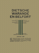 Dietsche Warande en Belfort. Jaargang 1929,  [tijdschrift] Dietsche Warande en Belfort