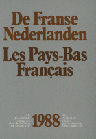 De Franse Nederlanden / Les Pays-Bas Français. Jaargang 1988,  [tijdschrift] Franse Nederlanden, De / Les Pays-Bas Français