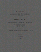 Jaarverslag van het Koninklijk Oudheidkundig Genootschap 53,  [tijdschrift] Jaarverslag van het Koninkijk Oudheidkundig Genootschap 1901-2000