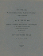 Jaarverslag van het Koninklijk Oudheidkundig Genootschap 55,  [tijdschrift] Jaarverslag van het Koninkijk Oudheidkundig Genootschap 1901-2000
