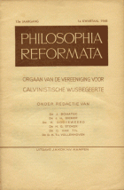 Philosophia reformata. Jaargang 13,  [tijdschrift] Philosophia reformatia