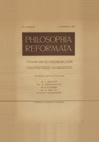 Philosophia reformata. Jaargang 17,  [tijdschrift] Philosophia reformatia