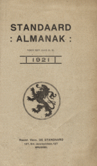 Standaard almanak 1921, Anoniem Standaard Almanak 1921