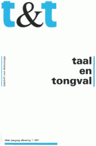 Taal en Tongval. Jaargang 49,  [tijdschrift] Taal en Tongval