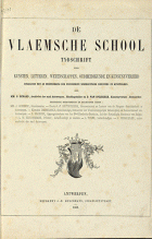 De Vlaamsche School. Jaargang 9,  [tijdschrift] Vlaamsche School, De