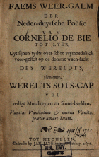 Faems weer-galm, Cornelis de Bie