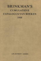 Brinkman's cumulatieve catalogus van boeken 1968, Carel Leonard Brinkman