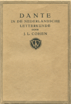 Dante in de Nederlandsche letterkunde, Juliette Louise Cohen