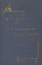 Over de romans van Wolff en Deken beschouwd in verband met de romantische scheppingen van Richardson, Hermine C.H. Moquette