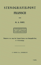 Stenografie-Pont Fransch, M.A. Pont