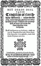 Het derde deel van de tragische of claechlijcke historien, Jan Jansz. Starter