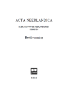 Acta Neerlandica 9,  [tijdschrift] Acta Neerlandica