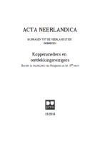 Acta Neerlandica 13,  [tijdschrift] Acta Neerlandica