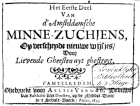 Amsteldamsche minne-zuchjens, Anoniem Amsteldamsche minne-zuchjens