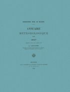 Annuaire Météorologique. Jaargang 1907,  [tijdschrift] Annuaire Météorologique d'Observatoire Royal de Belgique