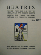 La légende de la sacristine Beatrix, Anoniem Beatrijs