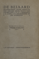 De Beiaard. Jaargang 2,  [tijdschrift] Beiaard, De