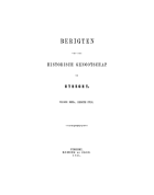 Berigten van het Historisch Genootschap te Utrecht. Deel 4, Anoniem [tijdschrift] Berigten van het Historisch Gezelschap te Utrecht