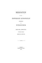 Berigten van het Historisch Gezelschap te Utrecht. Deel 6, Anoniem [tijdschrift] Berigten van het Historisch Gezelschap te Utrecht