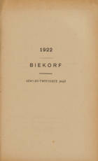 Biekorf. Jaargang 28,  [tijdschrift] Biekorf