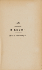 Biekorf. Jaargang 37,  [tijdschrift] Biekorf