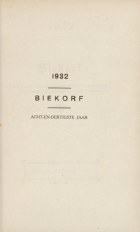 Biekorf. Jaargang 38,  [tijdschrift] Biekorf