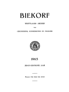 Biekorf. Jaargang 66,  [tijdschrift] Biekorf