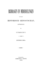 Bijdragen en Mededeelingen van het Historisch Genootschap. Deel 7,  [tijdschrift] Bijdragen en Mededeelingen van het Historisch Genootschap