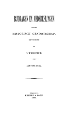 Bijdragen en Mededeelingen van het Historisch Genootschap. Deel 8,  [tijdschrift] Bijdragen en Mededeelingen van het Historisch Genootschap