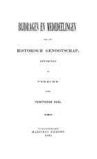 Bijdragen en Mededeelingen van het Historisch Genootschap. Deel 14,  [tijdschrift] Bijdragen en Mededeelingen van het Historisch Genootschap