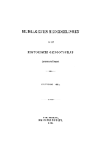 Bijdragen en Mededeelingen van het Historisch Genootschap. Deel 16,  [tijdschrift] Bijdragen en Mededeelingen van het Historisch Genootschap