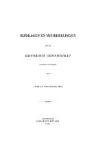 Bijdragen en Mededeelingen van het Historisch Genootschap. Deel 22,  [tijdschrift] Bijdragen en Mededeelingen van het Historisch Genootschap