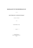 Bijdragen en Mededeelingen van het Historisch Genootschap. Deel 26,  [tijdschrift] Bijdragen en Mededeelingen van het Historisch Genootschap