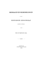 Bijdragen en Mededeelingen van het Historisch Genootschap. Deel 43,  [tijdschrift] Bijdragen en Mededeelingen van het Historisch Genootschap