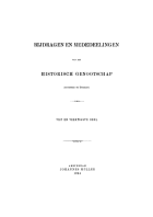 Bijdragen en Mededeelingen van het Historisch Genootschap. Deel 45,  [tijdschrift] Bijdragen en Mededeelingen van het Historisch Genootschap