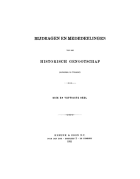 Bijdragen en Mededeelingen van het Historisch Genootschap. Deel 53,  [tijdschrift] Bijdragen en Mededeelingen van het Historisch Genootschap