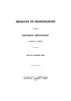 Bijdragen en Mededeelingen van het Historisch Genootschap. Deel 58,  [tijdschrift] Bijdragen en Mededeelingen van het Historisch Genootschap