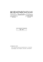 Boekenschouw. Jaargang 18,  [tijdschrift] Boekenschouw