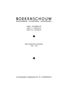 Boekenschouw. Jaargang 33,  [tijdschrift] Boekenschouw