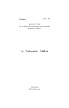De Brabantse Folklore. Jaargang 1932-1933,  [tijdschrift] Brabantse Folklore, De