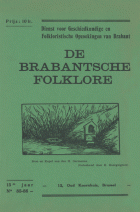 De Brabantse Folklore. Jaargang 1935-1936,  [tijdschrift] Brabantse Folklore, De