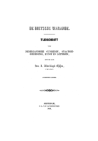 Dietsche Warande. Jaargang 8,  [tijdschrift] Dietsche Warande