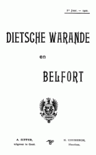Dietsche Warande en Belfort. Jaargang 1902,  [tijdschrift] Dietsche Warande en Belfort