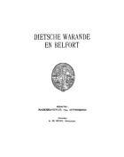 Dietsche Warande en Belfort. Jaargang 1920,  [tijdschrift] Dietsche Warande en Belfort