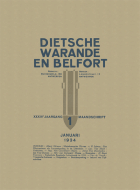 Dietsche Warande en Belfort. Jaargang 1934,  [tijdschrift] Dietsche Warande en Belfort