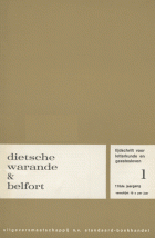 Dietsche Warande en Belfort. Jaargang 110,  [tijdschrift] Dietsche Warande en Belfort