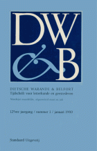 Dietsche Warande en Belfort. Jaargang 125,  [tijdschrift] Dietsche Warande en Belfort