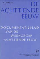 De Achttiende Eeuw. Jaargang 1996,  [tijdschrift] Documentatieblad werkgroep Achttiende eeuw