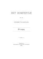 Het Dompertje. Nieuwe reeks. Jaargang 1896,  [tijdschrift] Dompertje van den oude Valentijn, Het